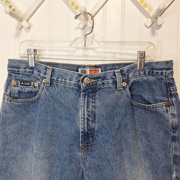 Arizona Jean Co Junior Women’s  Flare Leg Jeans‎ Size 15 Medium Wash High Rise - Picture 3 of 14